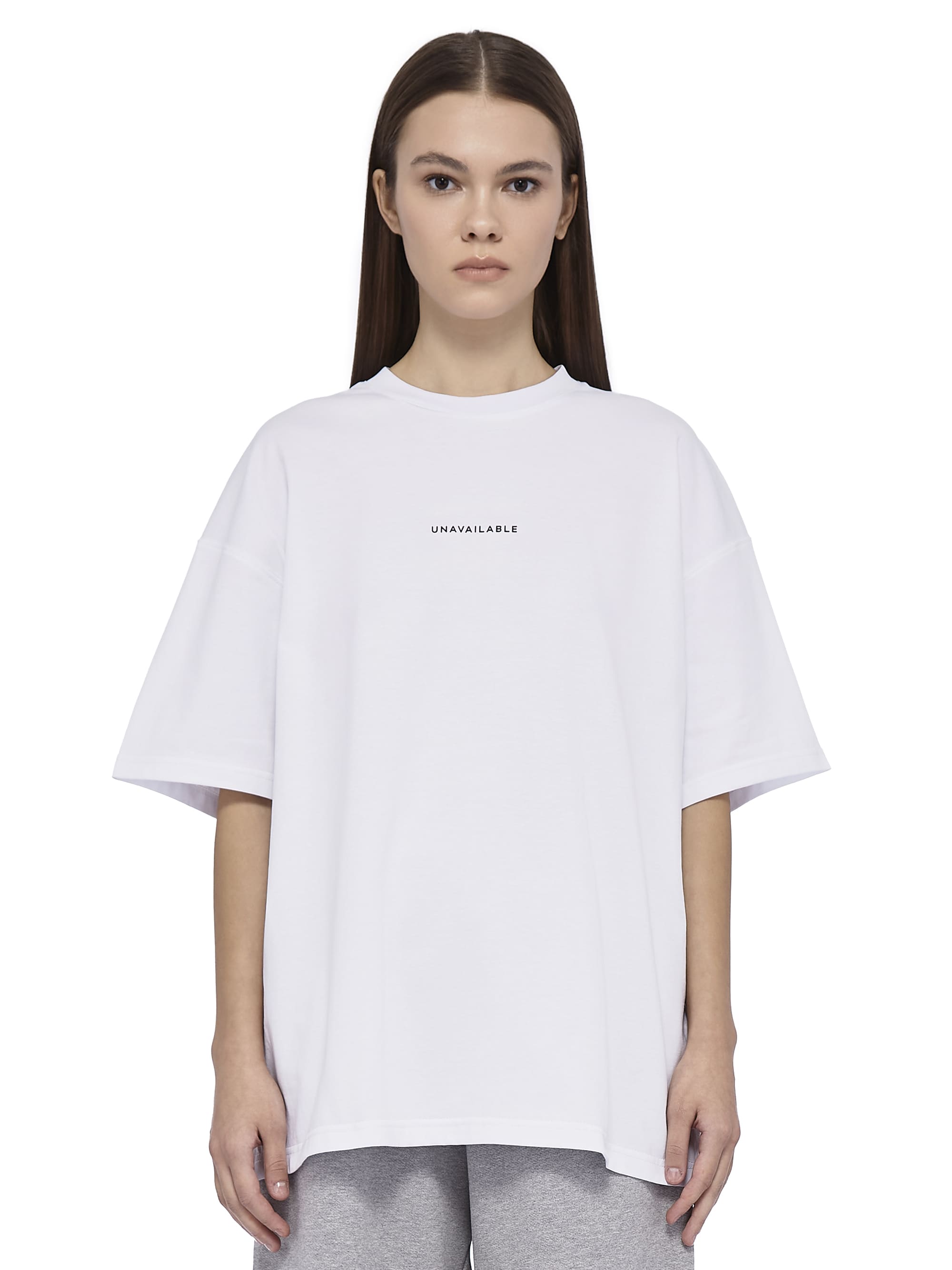 Oversized T-Shirt Base Logo White