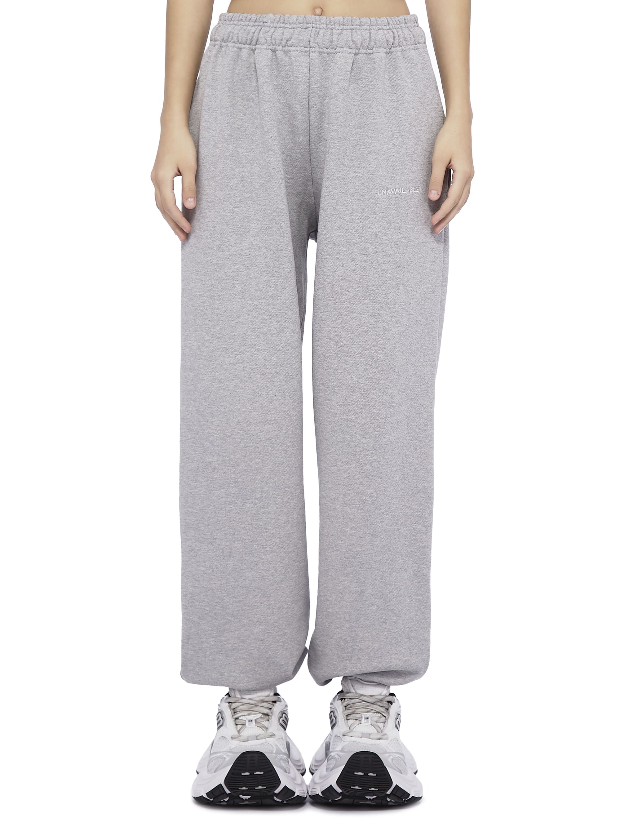 Pants Base Logo Grey Melange