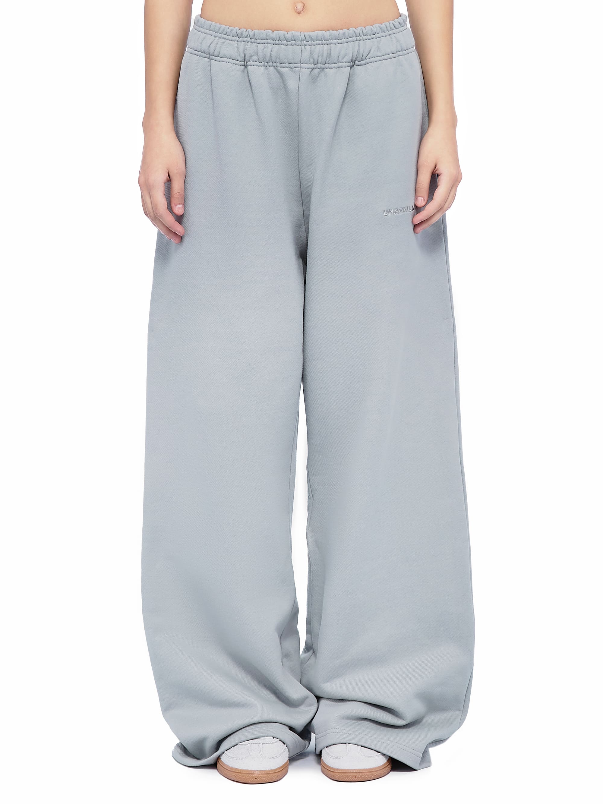 Oversized Sweatpants Base Logo Grey