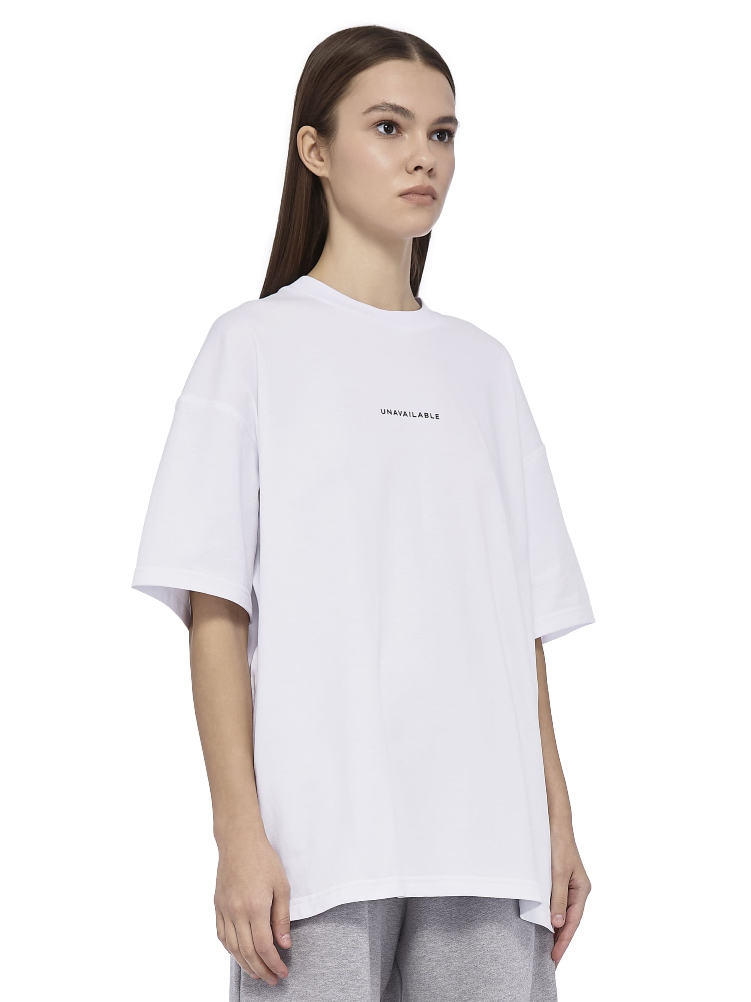 Oversized T-Shirt Base Logo White