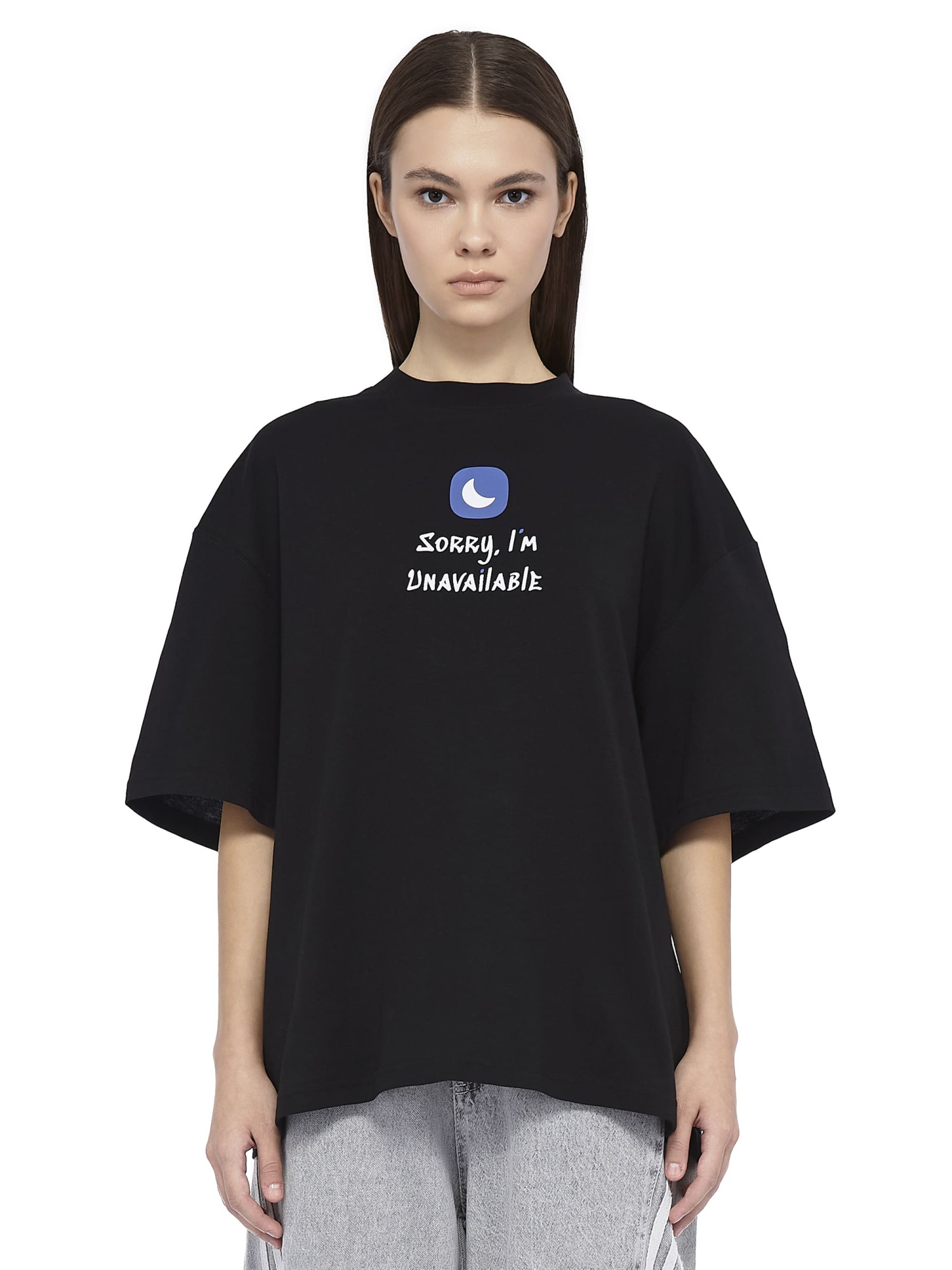 T-Shirt Unavailable Medium Fit Black
