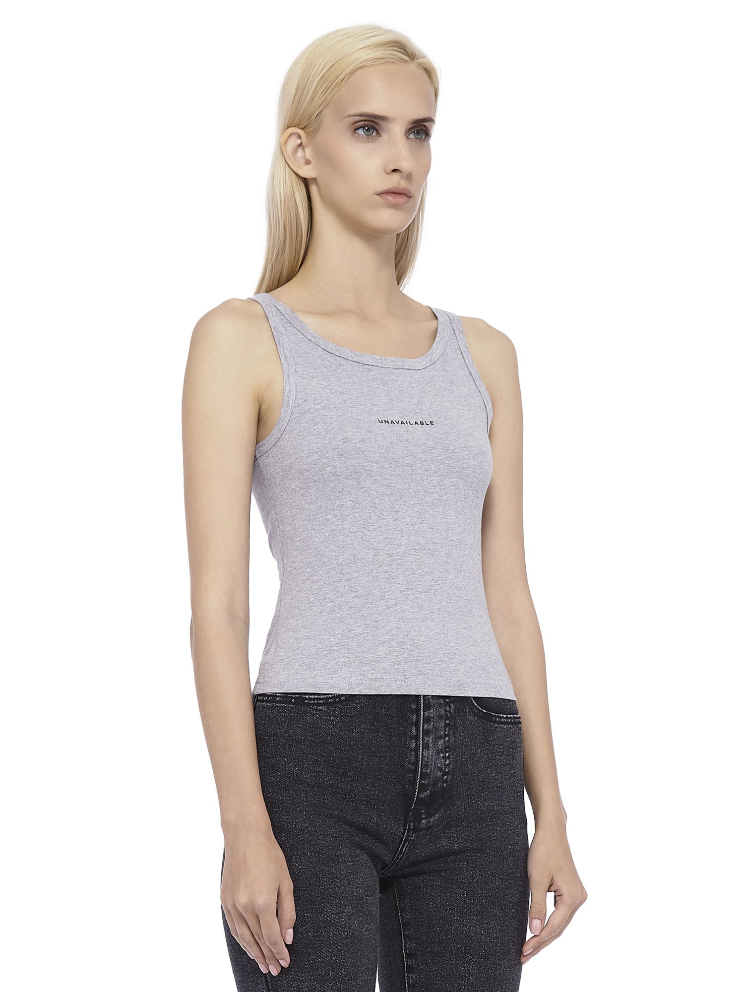 Tank Top Base Logo Grey Melange
