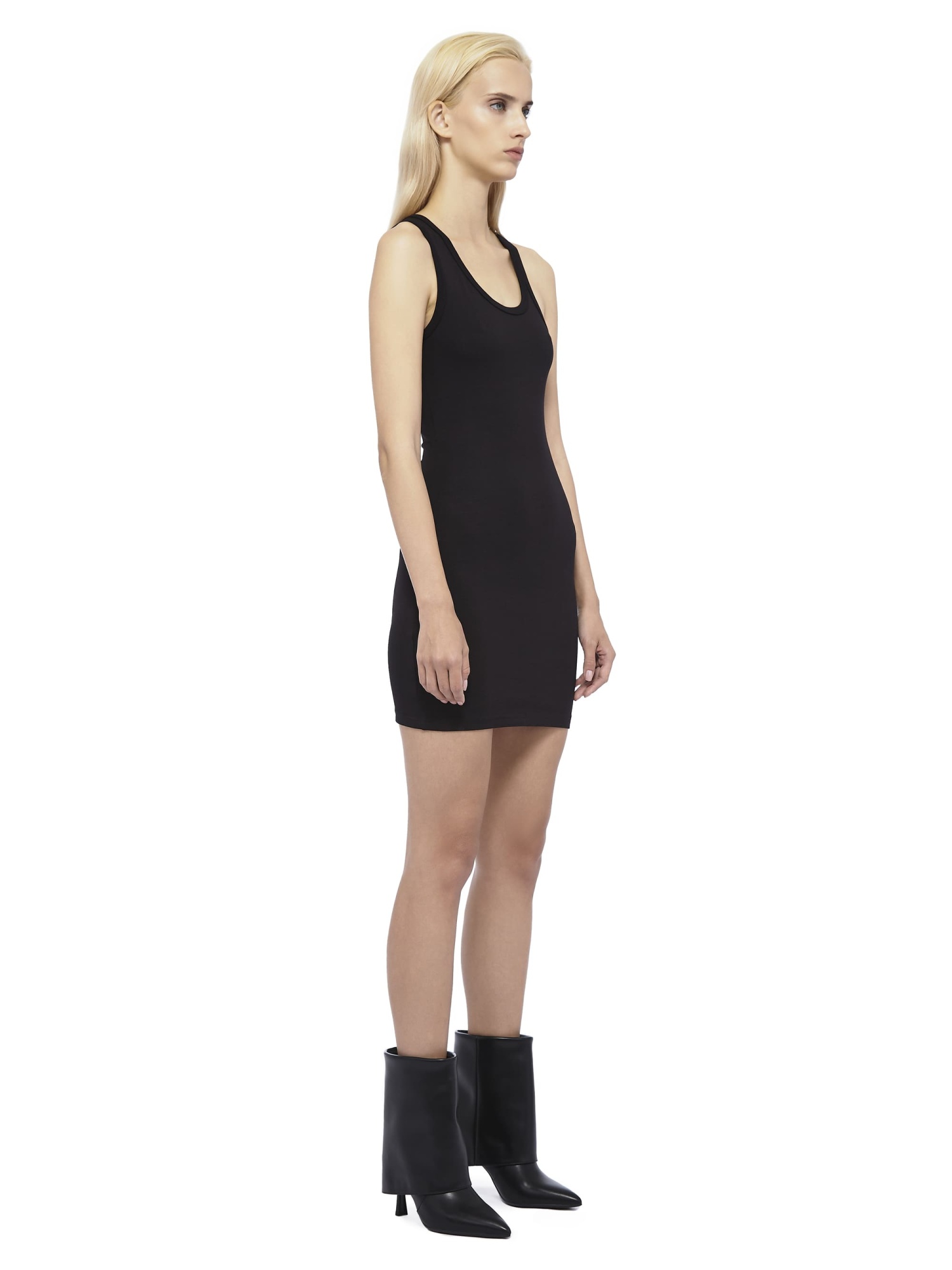 Asymmetric Dress Black