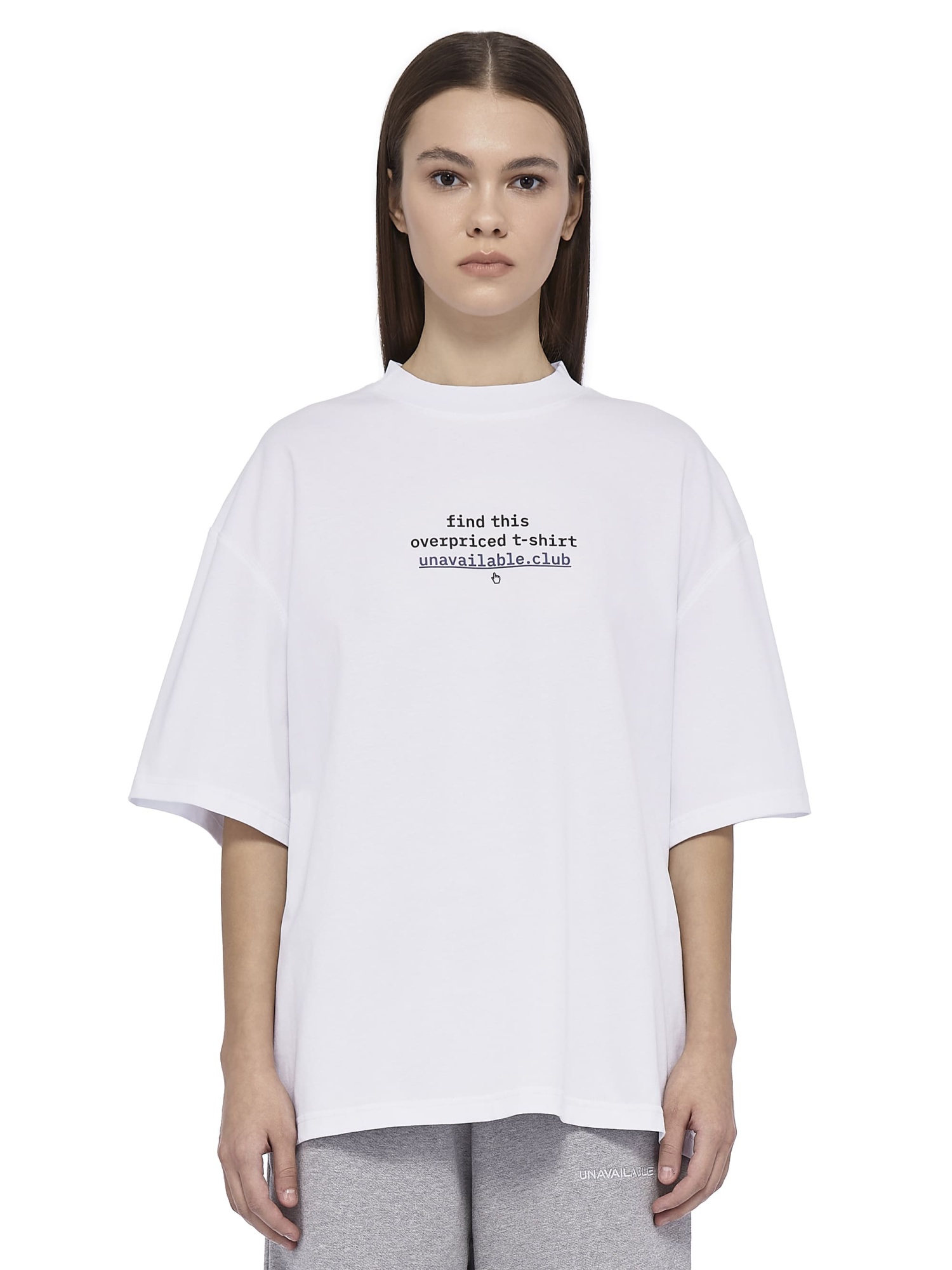 T-Shirt Overpriced Medium Fit White