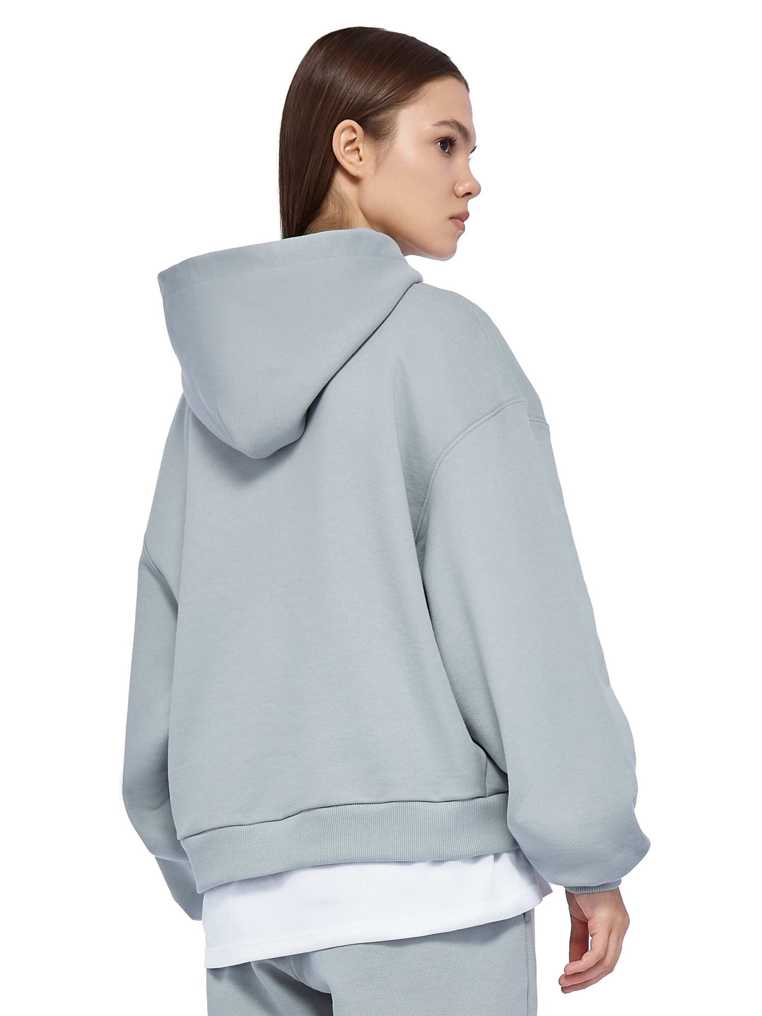 Hoodie Base Logo Grey