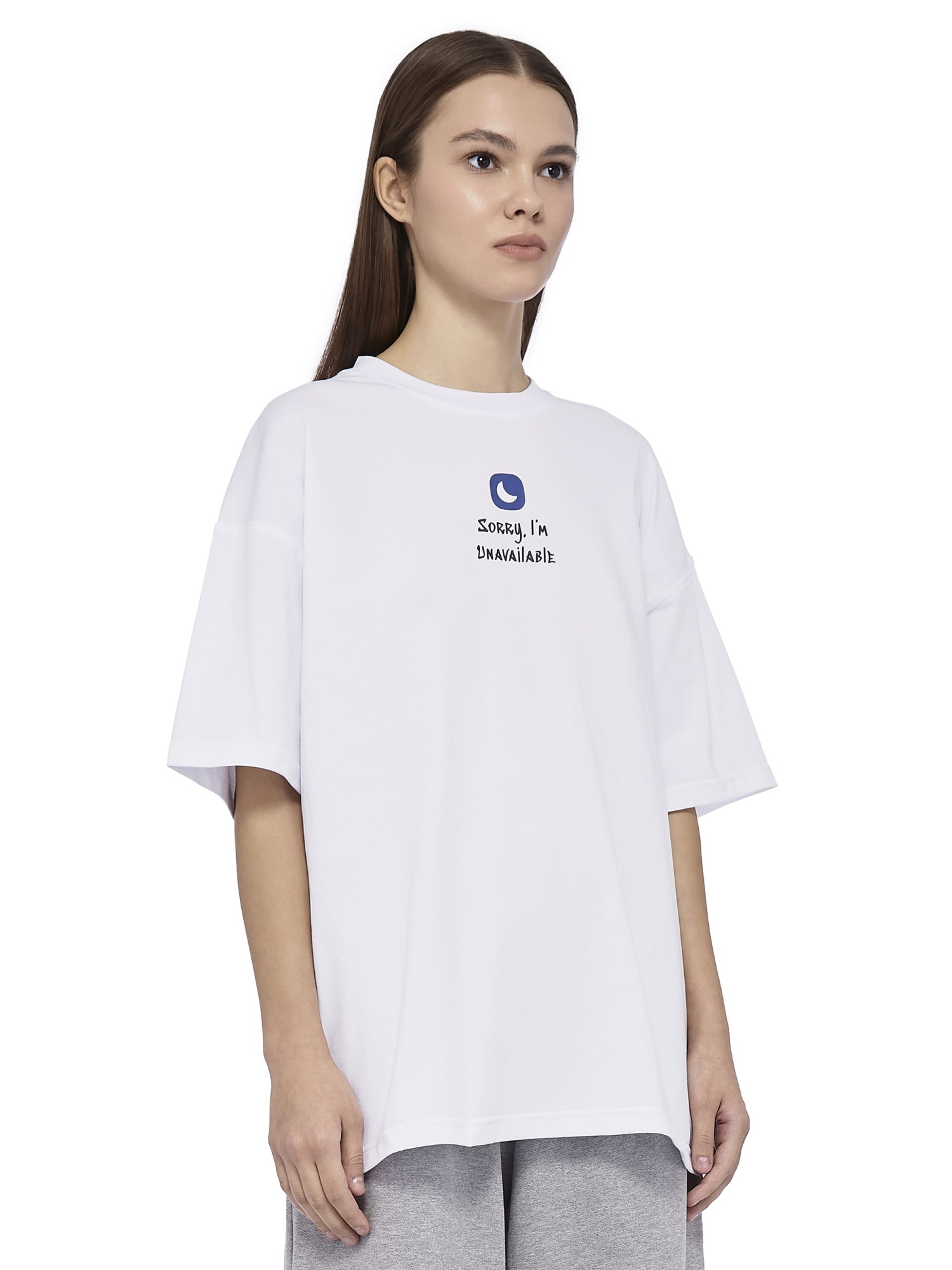 Oversized T-Shirt Unavailable White