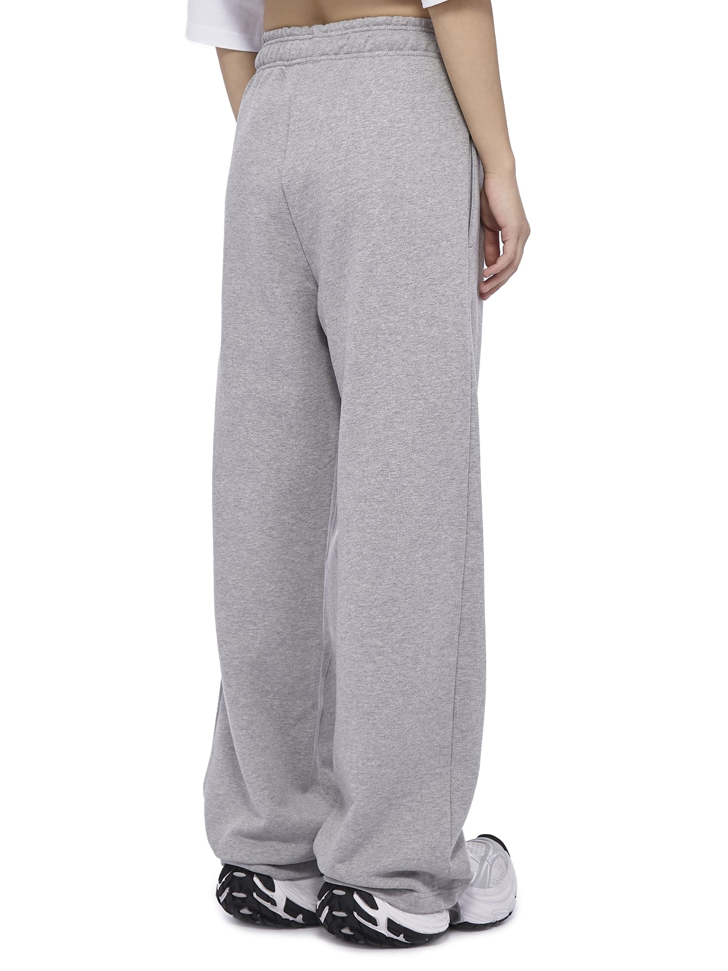 Baggy Sweatpants Base Logo Grey Melange