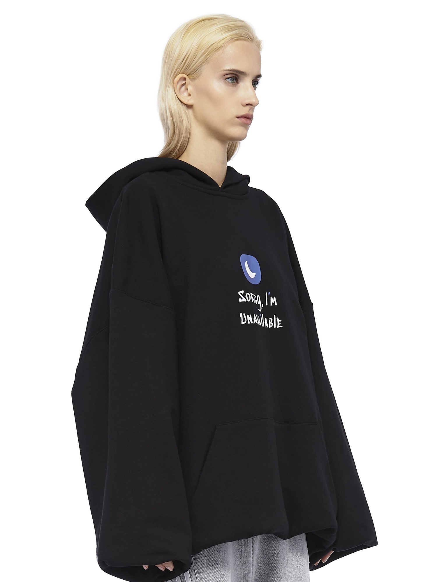 Oversized Hoodie Unavailable Black