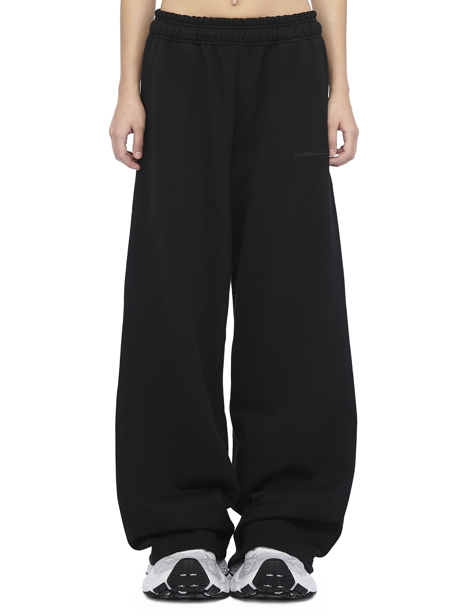Oversized Sweatpants Base Logo Black