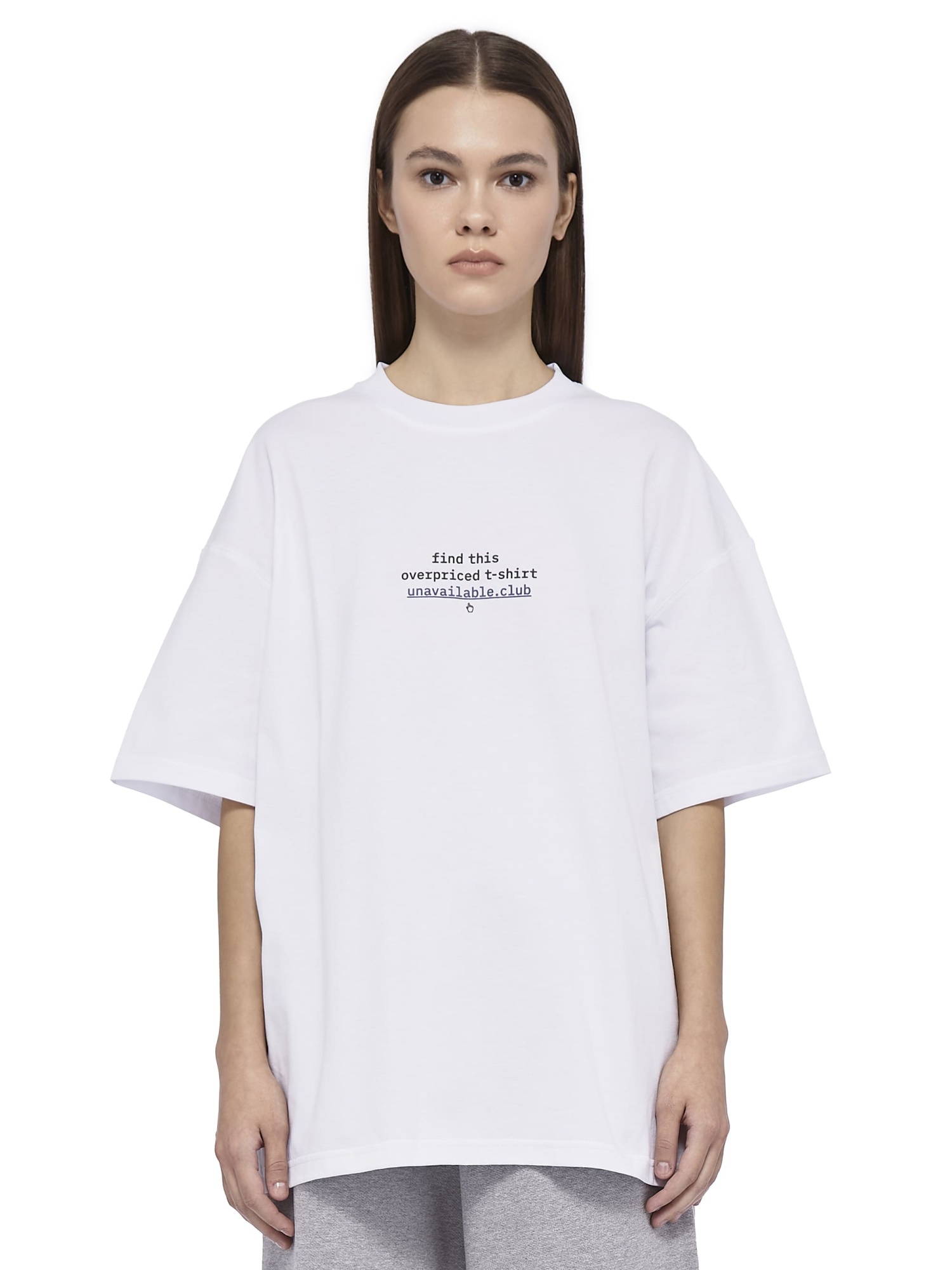 Oversized T-Shirt Overpriced White