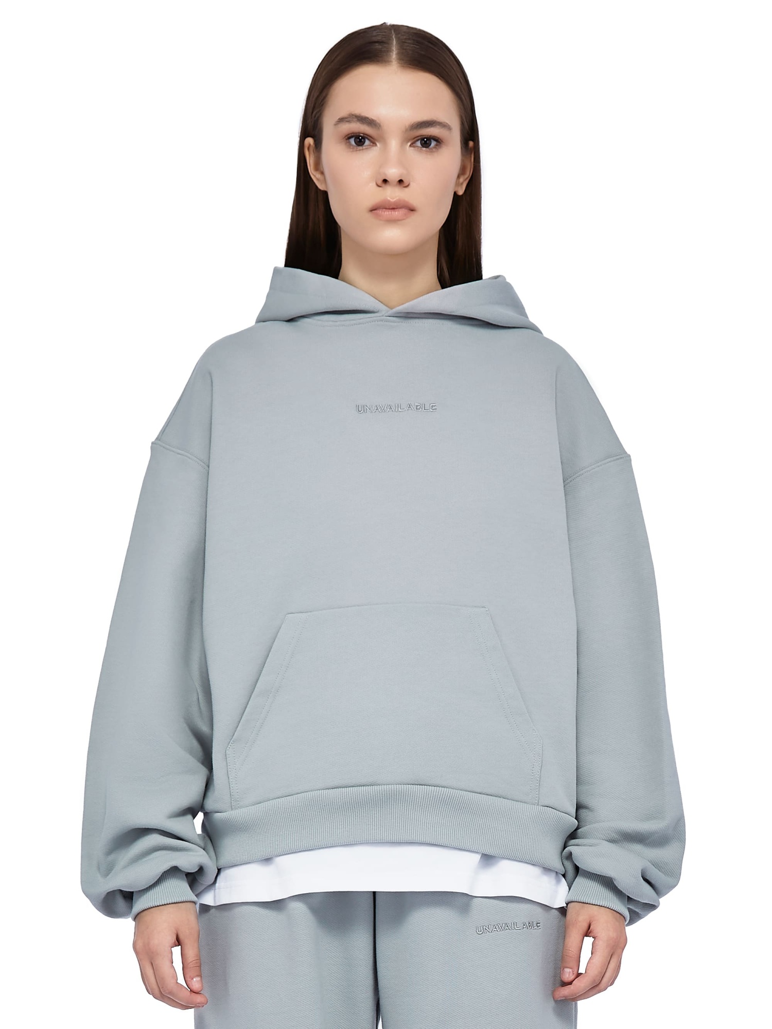 Hoodie Base Logo Grey
