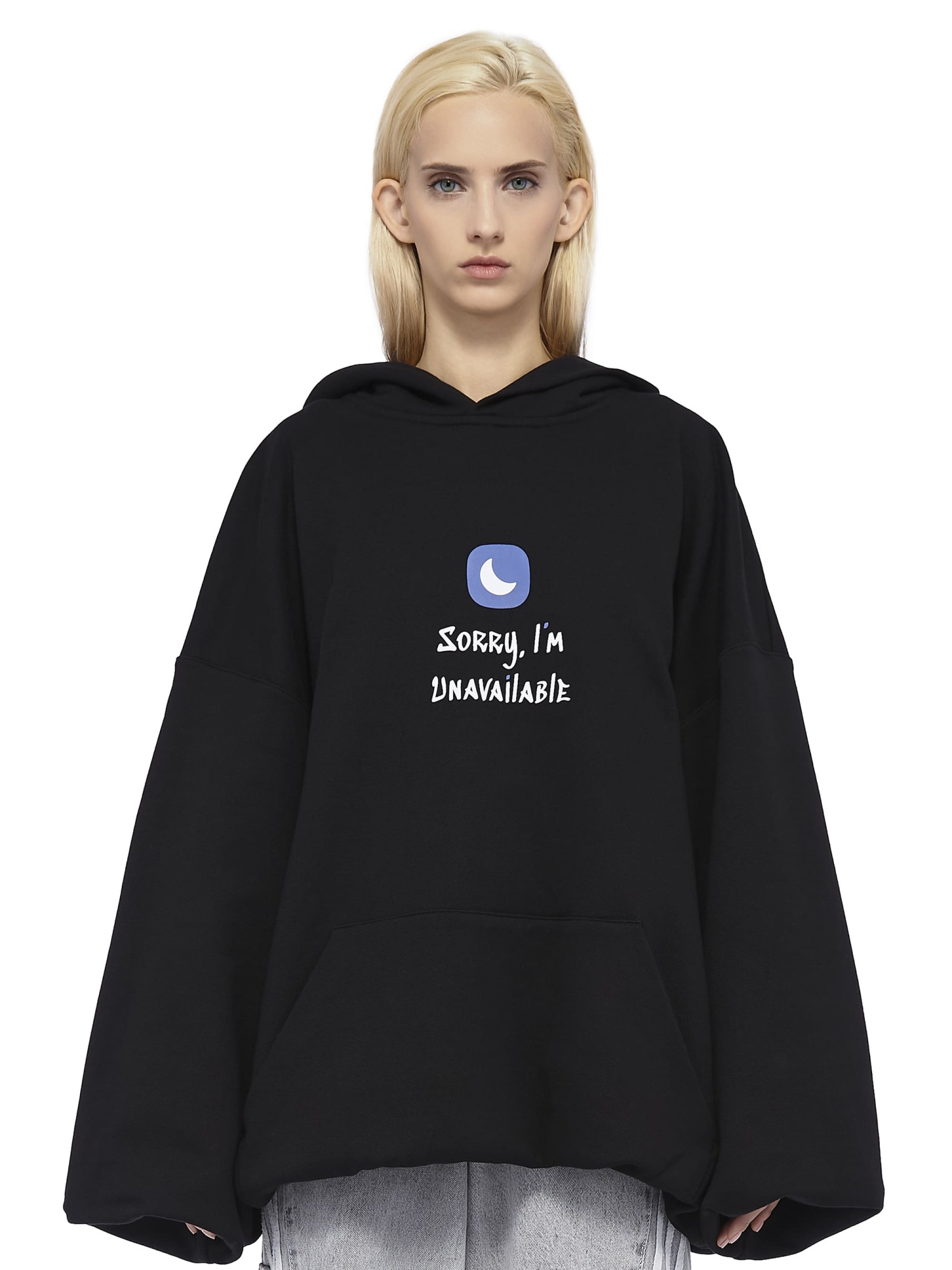 Oversized Hoodie Unavailable Black