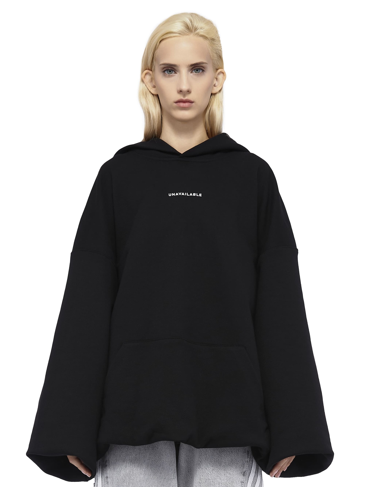 Oversized Hoodie Base Logo Black
