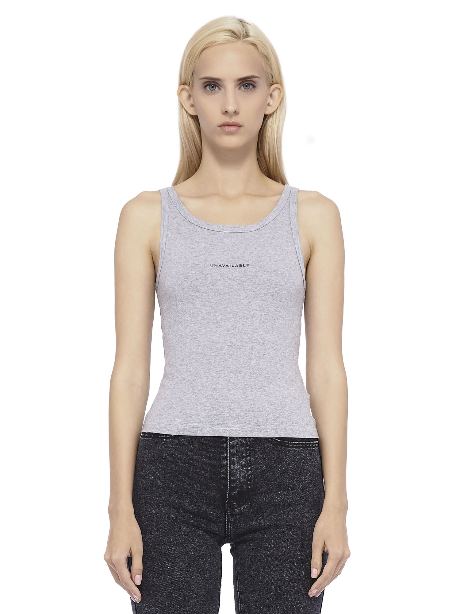 Tank Top Base Logo Grey Melange