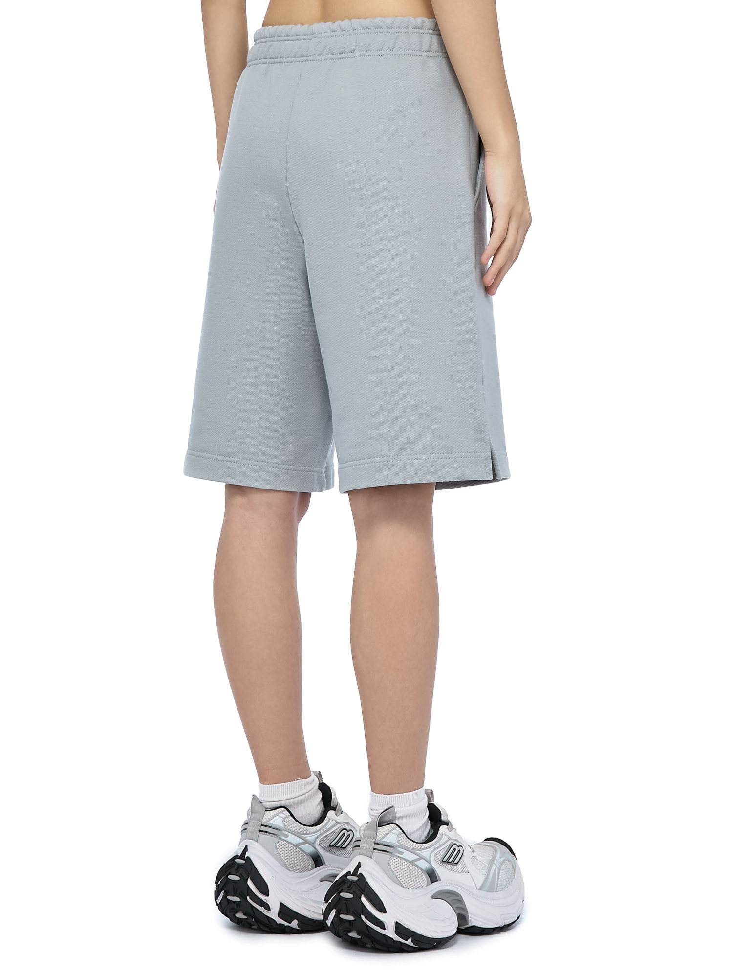 Baggy Sweat Shorts Base Logo Grey