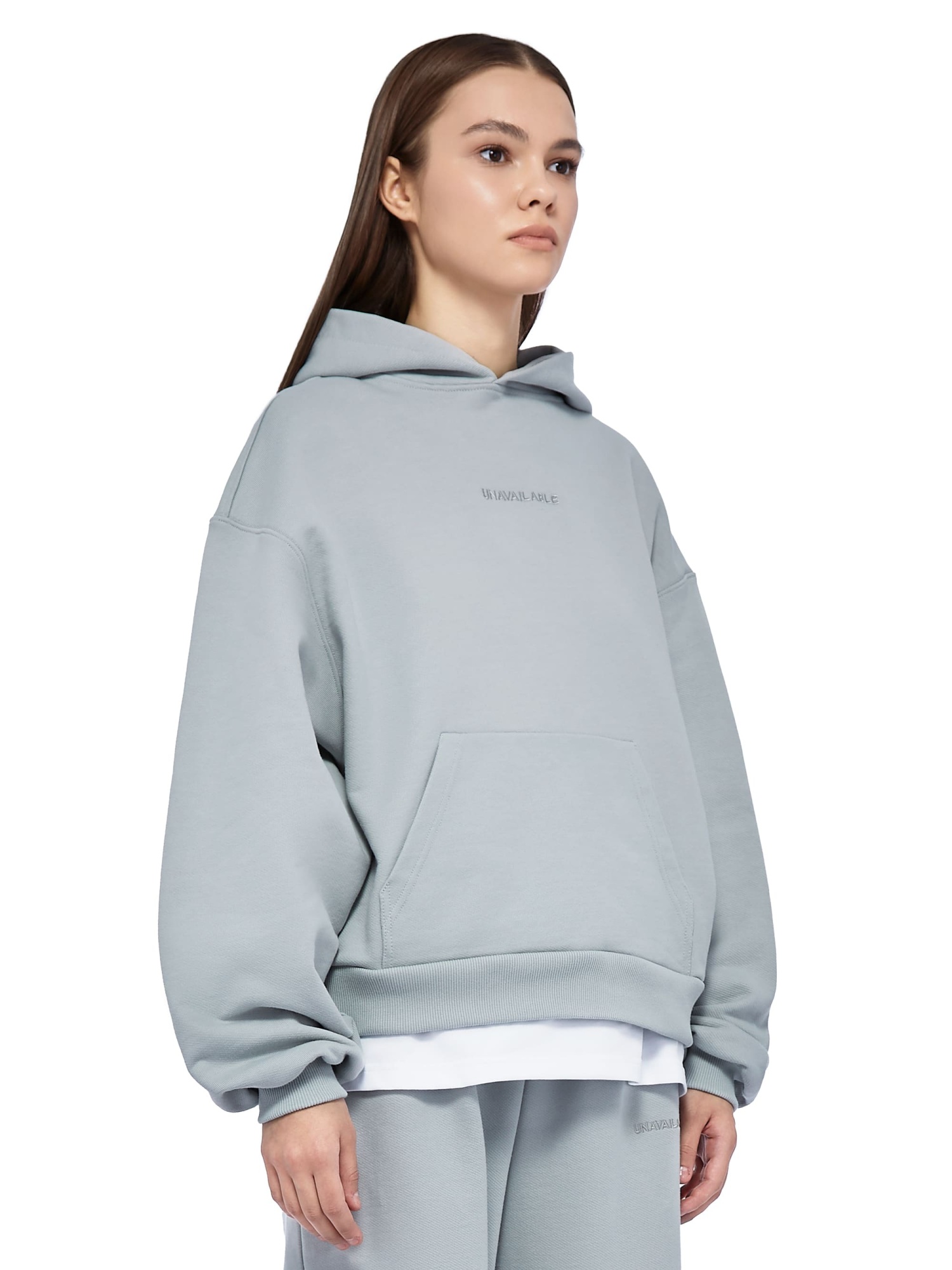 Hoodie Base Logo Grey