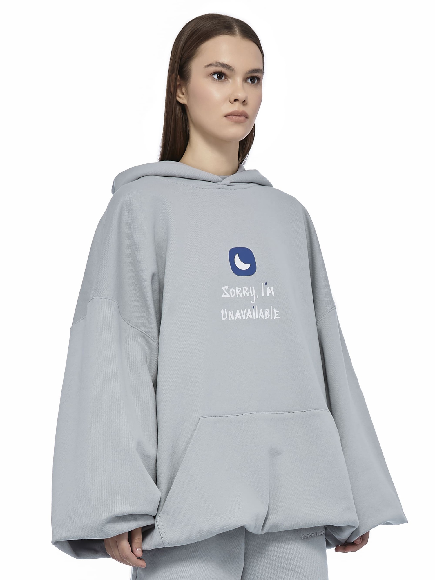 Oversized Hoodie Unavailable Grey