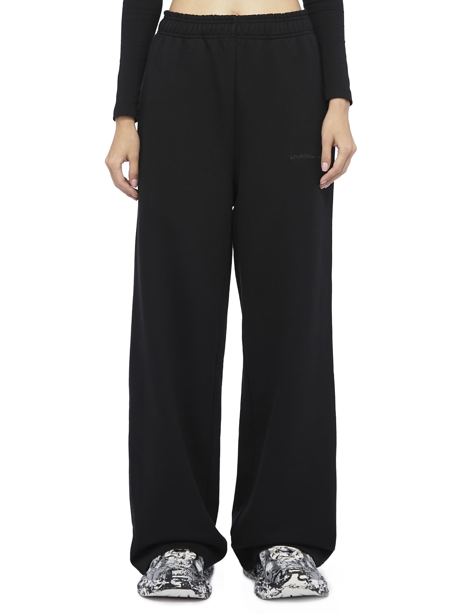 Baggy Sweatpants Base Logo Black